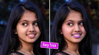 MAKEUP in Photoshop - How To Add Makeup to in Photoshop |  2 Minutes Photoshop Tutorial