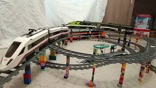LEGO Passenger Train 60337    Lego High speed passenger Train 60051 Joined