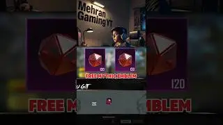 FREE MYTHIC EMBLEM IN PUBG #pubgmobile #FREEMYTHICEMBLEM#mythicforge #MYTHICFORGECRYSTLESFREE#bgmi