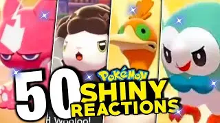 50 AMAZING SHINY POKEMON REACTIONS! Pokemon Sword And Shield Shiny Montage!