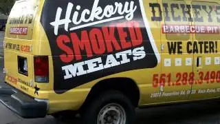 Ford Van Car Wrap Boca Raton for Dickeys Barbecue Pit Restaurant | Car Wrap Solutions Boca Raton