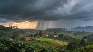 3 Hours of Tropical Rain on a Colombian Farm | Deep Ambience for Sleep (Lluvia en finca de Colombia)