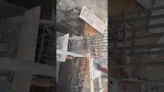 using vibrator while column casting