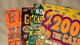 $240 Worth Of Fl Lottery Scratch Off Tickets Manifesting $25,000,000