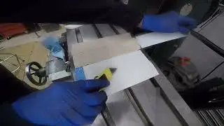 Fly cutter and double sided stick tape