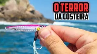 PESCA de MICROJIG EMBARCADO na COSTEIRA - INFAL&Iacute;VEL
