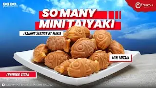 SO MANY MINI TAIYAKI - Free Training (How To Make Mini Taiyaki)