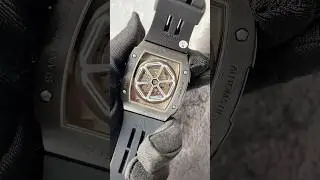 #watch #luxurywatches Haofa 1978 Carbon Fiber Bezel and Super Smooth automatic tourbillon