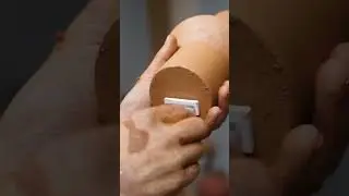 STAMPING OUR CERAMIC VASES