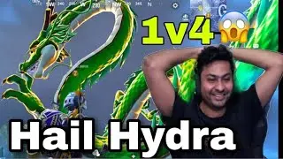 Shoking 1v4 😱 | Dragon In BGMI Hail Hydra 🐉