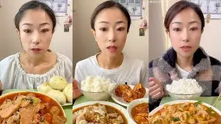 Chinese Home-Cooked Food Mukbang | Realistic Eating Sounds No Talking #372