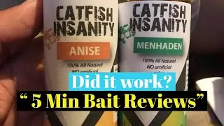 5 Min Bait Reviews | Catfish Insanity Anise & Menhaden