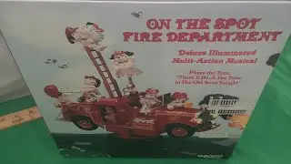Enesco On The Spot Fire Department Deluxe Multi-Action Illuminated Musical