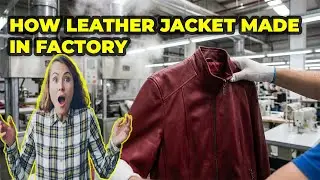 Leather Jacket Making &mdash; Inside the Factory | #leatherjackets #leathercraft
