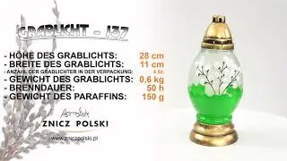 Grablicht Ei J37 Vertrieb von Grablichtern und Kerzen