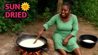 HOW GARRI IS MADE FROM SCRATCH (SUNDRIED) GARRI PRODUCTION