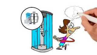 Natural Rapids Shower Filter - Remove Chlorine, Odors, and Soften Hard Water