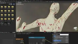 Making a Horror Scene in Blender 3.4.1 - Timelapse