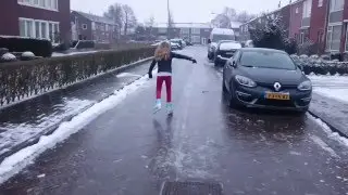 Straatsen Winter 2016 in Holland