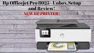 Распаковка, настройка и обзор HP Officejet Pro 8025