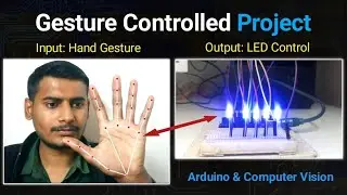Arduino Hand Gesture Control Tutorial | Python OpenCV & MediaPipe Project 2026