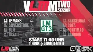 🏁 Auftaktrennen Saison 2 | LMGT3 Action @Circuit de la Sarthe | Le Mans Ultimate | LIVE 🏁