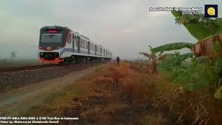 PNR PT-INKA DMU 8000 & 8100 Test Run in Indonesia