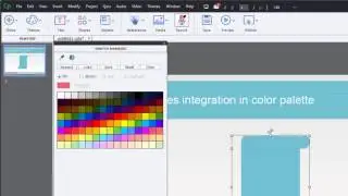 Adobe Captivate 8.0.1: Swatches integration in color palette