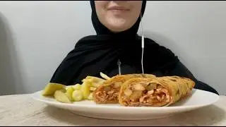 ASMR/ Tavuk Döner ASMR/ ASMR YEMEK/ ASMR EATING SOUNDS