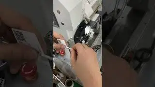 Wire folding labeling machine equipped with a label printing system#wirelabelingmachine