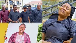 Despite Media Visits Oman Fm  K. Kwakye’s Widow As She Weeps Uncontrollably