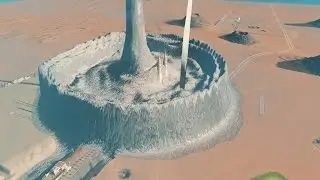 Cities skylines Mars Tsunami !!! #Tsunami 11