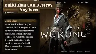 Blind Wisdom Build DESTROYS Bosses | See No Evil + Yin Yan Daoist Robe | Black Myth: Wukong