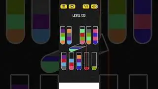 2022! Water Sort Level 130 Walkthrough Solution Android/iOS