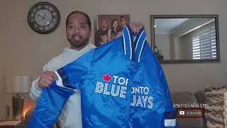 $220 2024 Toronto Blue Jays Starter Home Game Varsity Jacket Try On Review