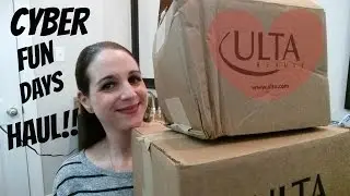 ULTA CYBER FUN DAYS HAUL!! 2016 HUGE!!  LOT'S OF FREEBIES!