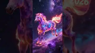 🔥🐎🌌 #starborn #FireHorse #gallops #space #superheated #nebula #gases #NewYear #2026 #YearoftheHorse