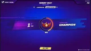 Fortnite Rocket Racing - Windy Way. Flip and dodge, Crash and good luck?