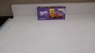 Milka milk chocolate covered biscuits