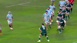 TOP 14 - Essai de Samuel EZEALA 2(SP) - USA Perpignan - Section Paloise - Saison 2023-2024