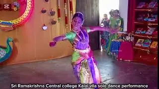 Sri Ramakrishna c.c Kalai vila solo dance performance 2025