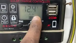 Solar Charge Controller Solar Panel & 105 AH Battery Inverter Connection Kaise karen Performance