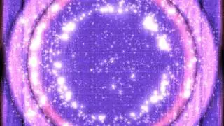 4K *Abstract Blue Purple Rings Frame* 2160p Motion Background AA VFX