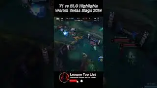 T1 vs BLG Highlights-Worlds Swiss Stage 2024