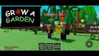 Playing Grow a Garden for the first time with my brother, Zohaib on ROBLOX!!! | #growagarden