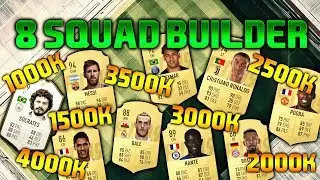FIFA 19 7 SQUAD BUILDER 1000K 1500K 2000K 2500K 3000K 3500K 4000K SQUAD BUILDER - FUT CHAMPIONS