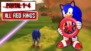 Sonic Frontiers Portal 1-4 All 5 Red Ring Locations Kronos Island