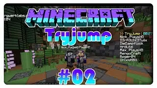 Minecraft Tryjump (1 komplette Runde und 1 PvP Phase) #02 + Hacker!