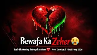 Bewafa Tune Zinda Hi Maar Diya 💔 | Deep Emotional Hindi Heartbreak Song | Zeher in Every Beat 😭