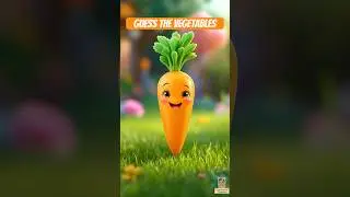 Guess the Vegetable Name Quiz 🥦 | Fun Learning for Kids | Vegetables Animation #kids #shorts #short